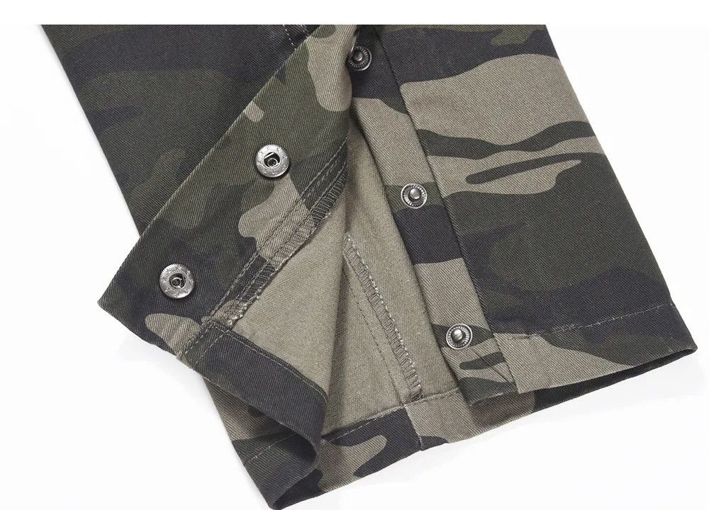 Designer × Japanese Brand Cargo camouflage trousers casual baggy pockets wide leg Size US 32 / EU 48 - 8 Thumbnail