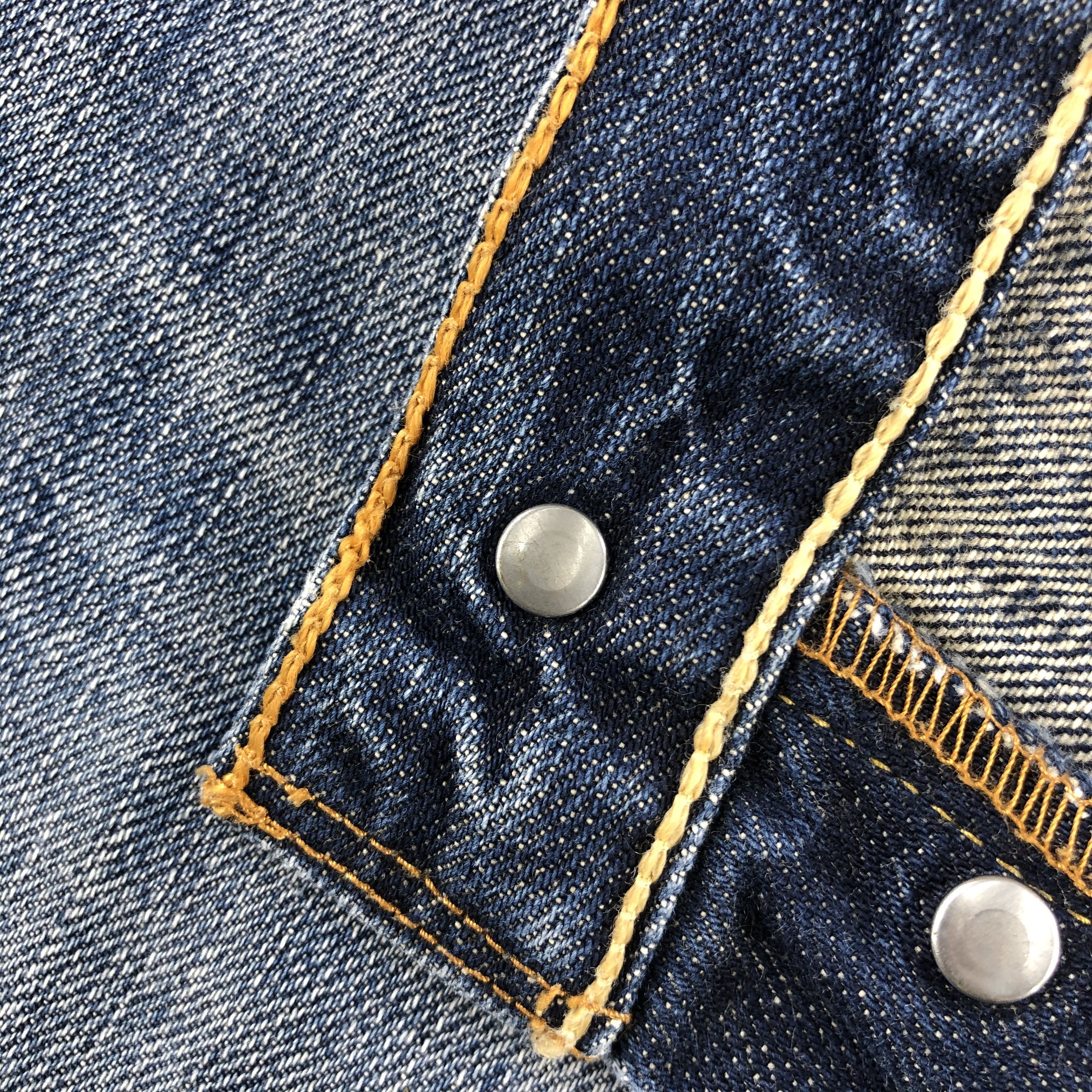 Levi's Vintage Blue Wash Levis 501 Jeans-JM2270 Size US 37 - 11 Thumbnail