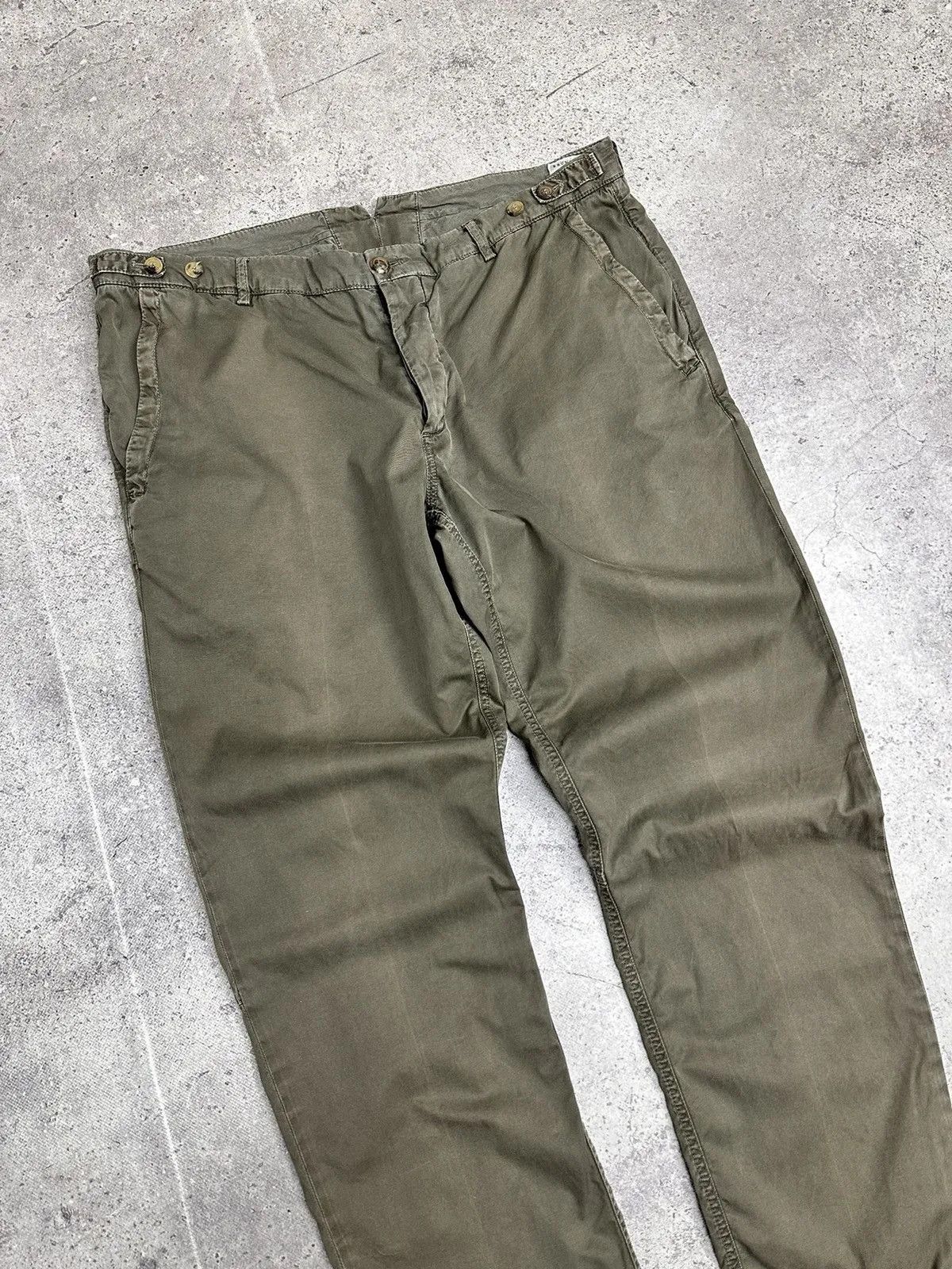 Vintage Brunello Cucinelli Men Leisure Relaxed Cargo Pants Grey XL Size US 34 / EU 50 - 5 Thumbnail