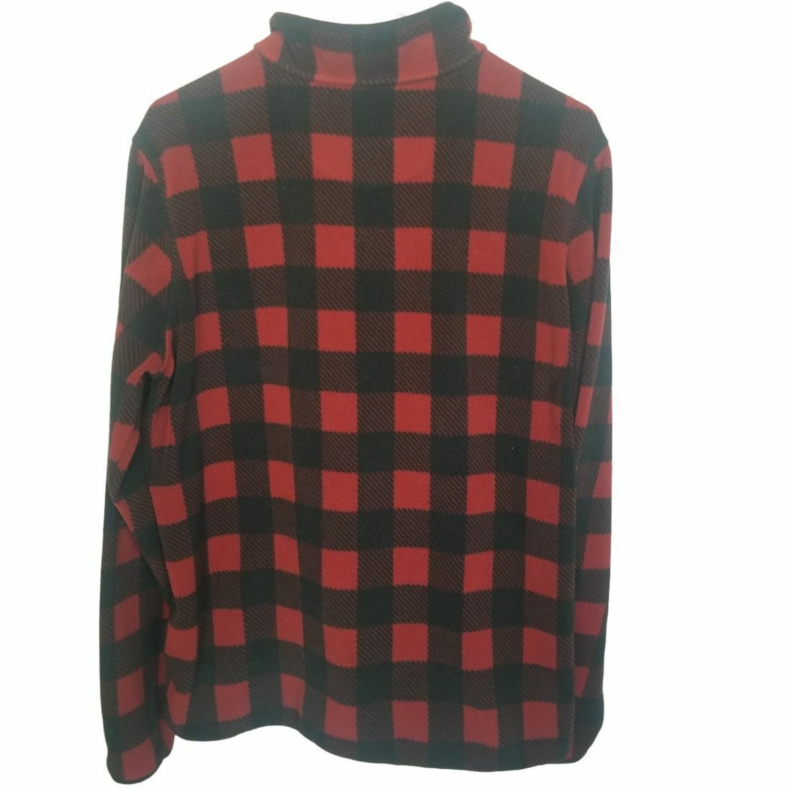 Duluth Trading Company Duluth Trading Co Mens Buffalo Plaid Fleece Pullover Sweater Size US XL / EU 56 / 4 - 7 Thumbnail