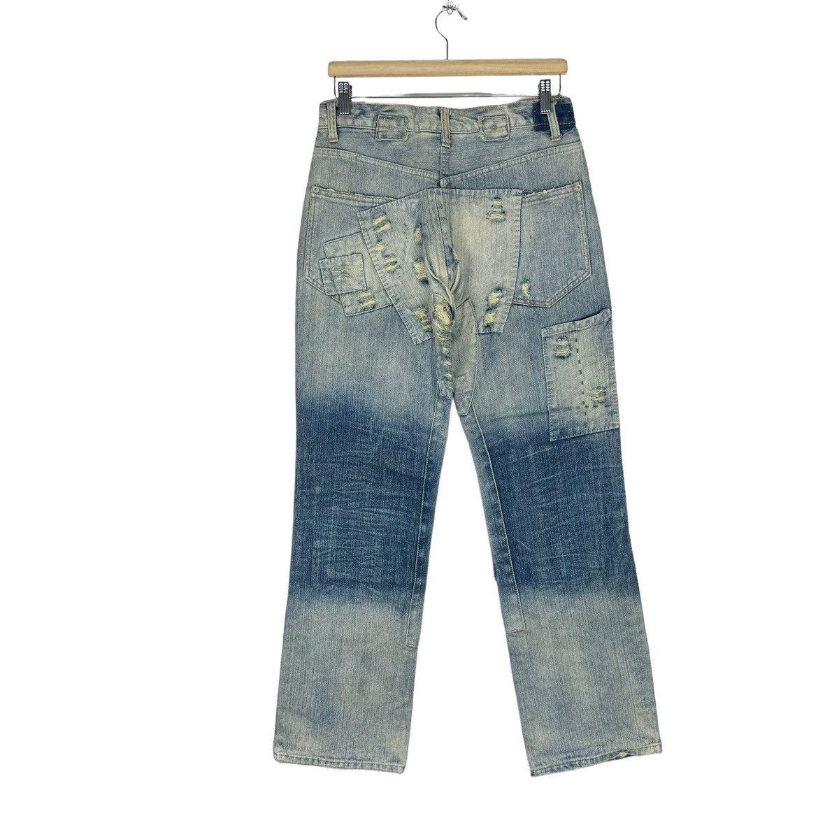 Japanese Brand ❄️TTU JAPAN PATCHWORK BORO DENIM DISTRESSED LIKE KAPITAL Size US 30 / EU 46 - 7 Thumbnail