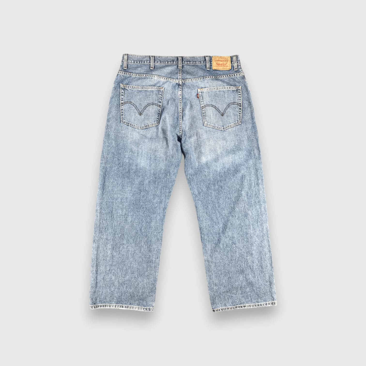 Levi's Vintage Blue Wash Levis 569 Jeans-J1504 Size US 41 - 2 Thumbnail