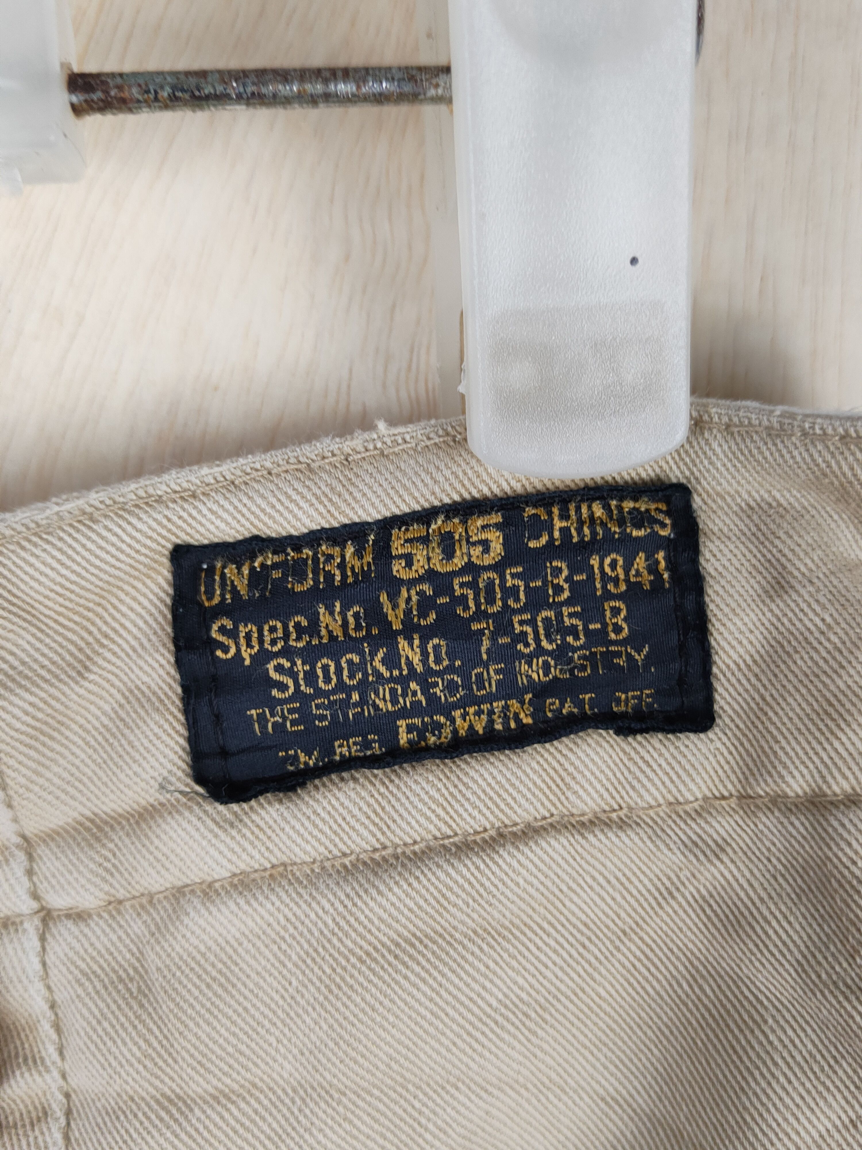 Edwin Edwin Beige vintage cargo Casual Pants #S2443 Size US 29 - 7 Thumbnail