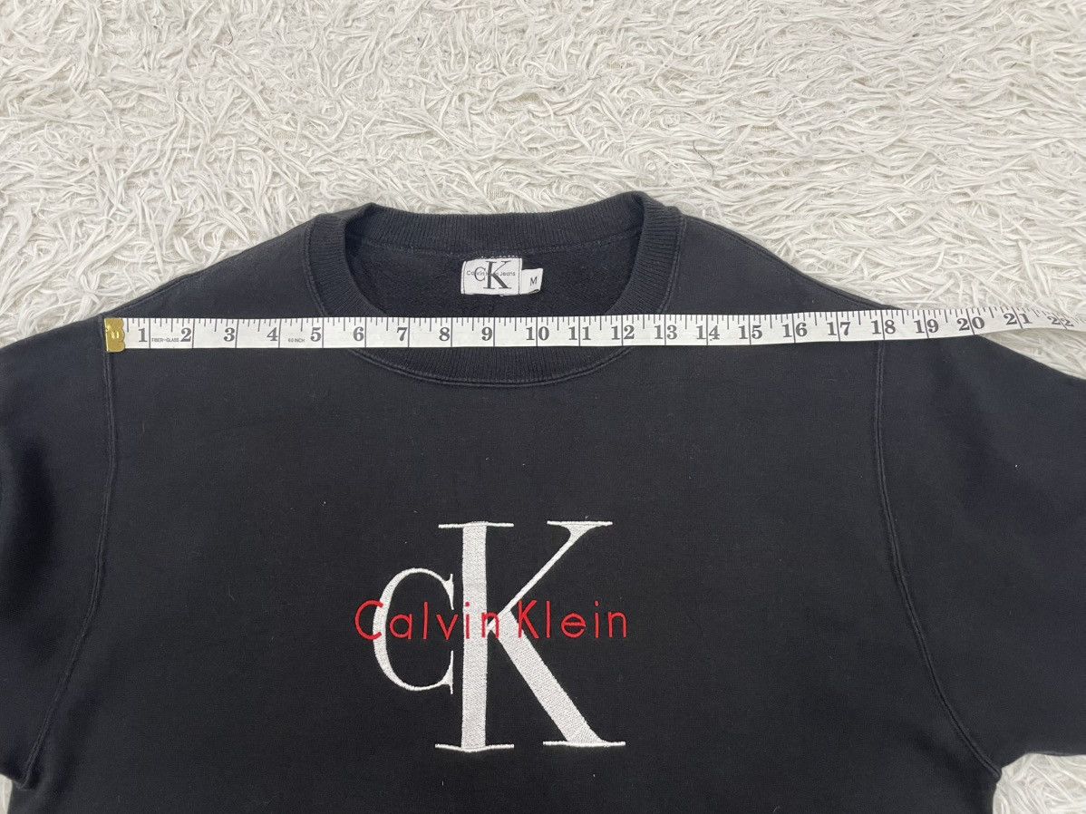 Calvin Klein CK Calvin Klein Embroidered Logo Sweatshirt Made in Usa Size US M / EU 48-50 / 2 - 5 Thumbnail