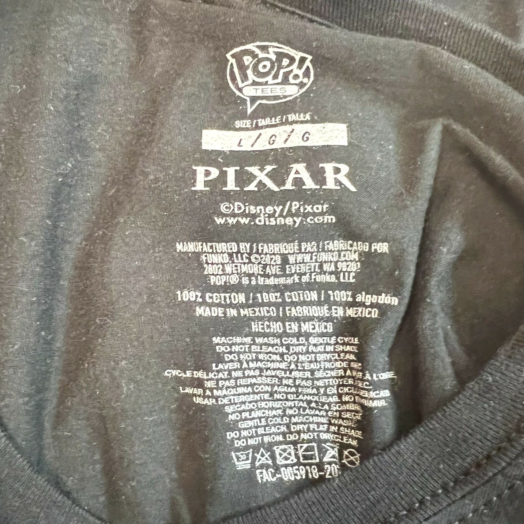 Disney Disney Pixar T-Shirt Classic Boo & Sulley - Men’s L Black Graphic 40" Chest Adult Large Short Sleeve Crewneck US ASELLER Size US L / EU 52-54 / 3 - 5 Thumbnail