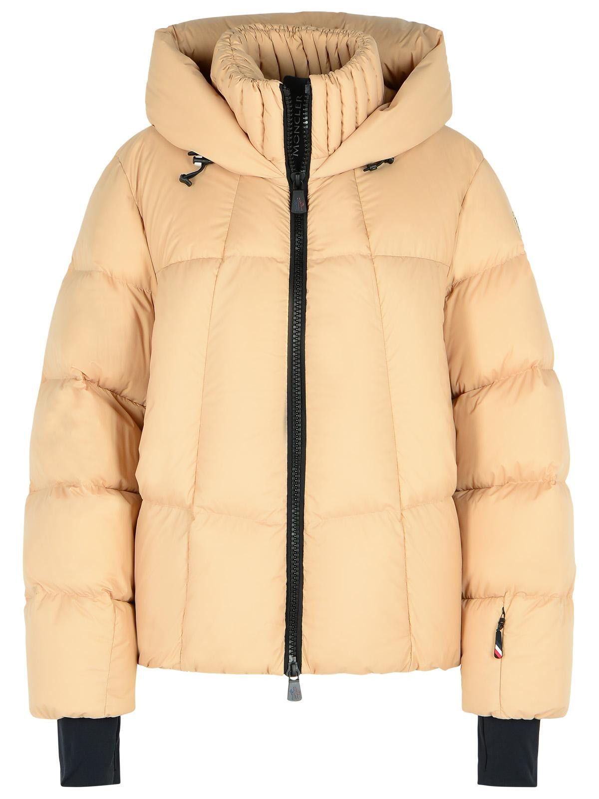 MONCLER GRENOBLE 'Bonnieure' Beige Polyamide Ski Jacket