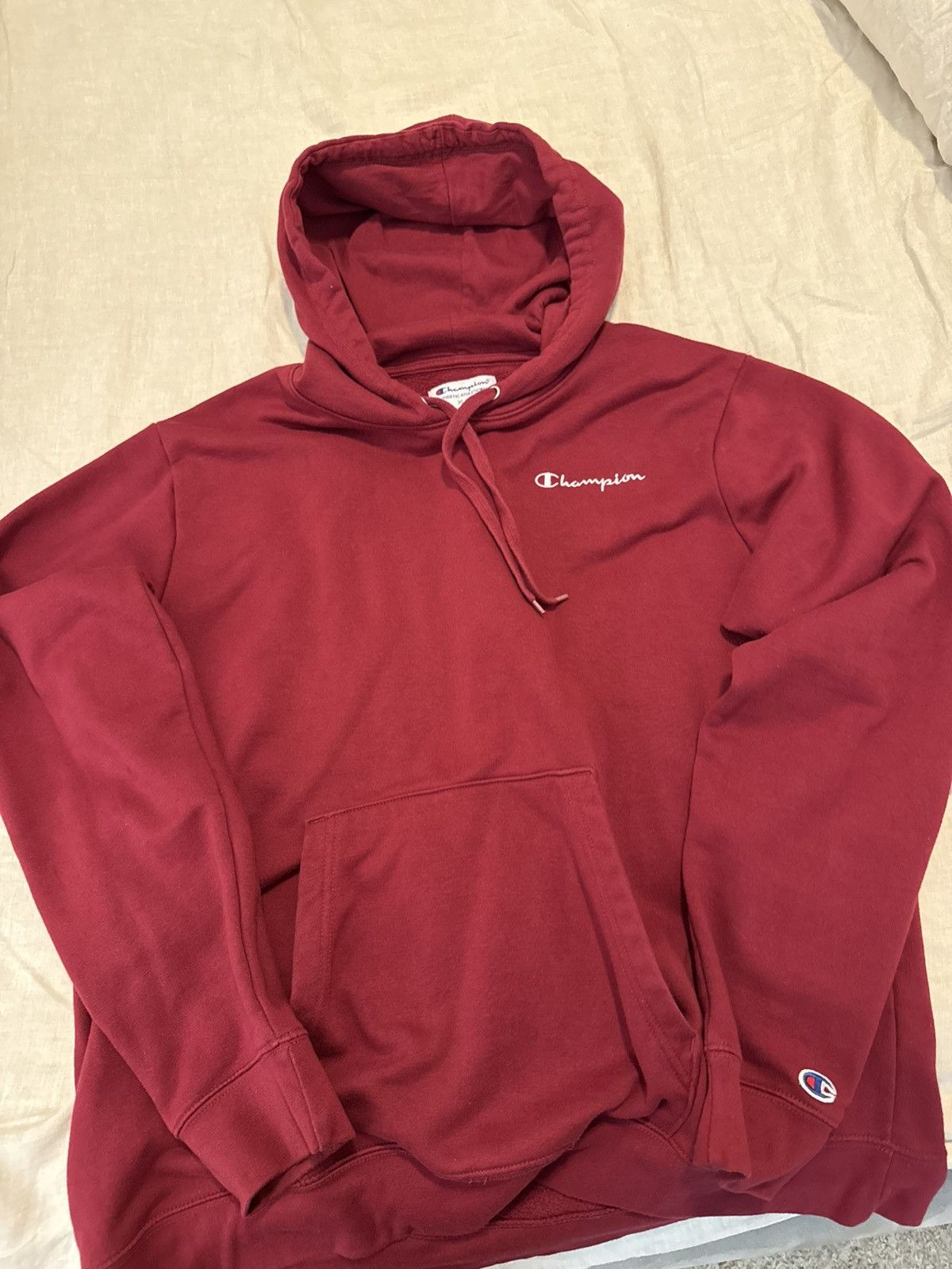 Champion Champion Men’s Powerblend Hoodie – Red, Size XL Size US XL / EU 56 / 4 - 4 Thumbnail