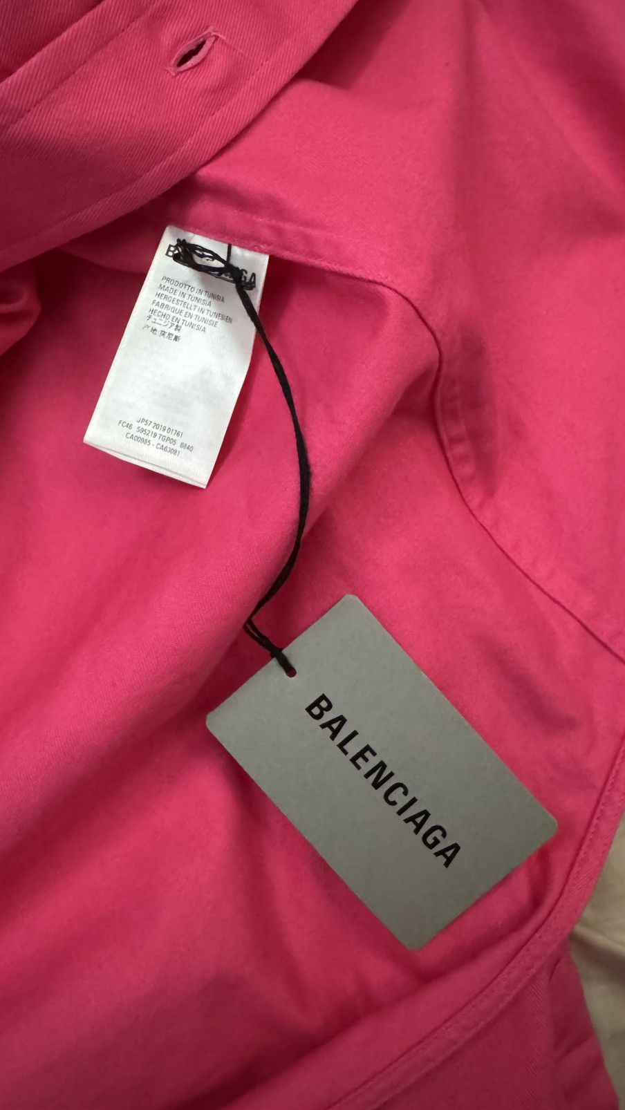 Balenciaga Balenciaga Double Open Sleeves Shirt Size US S / EU 44-46 / 1 - 7 Thumbnail