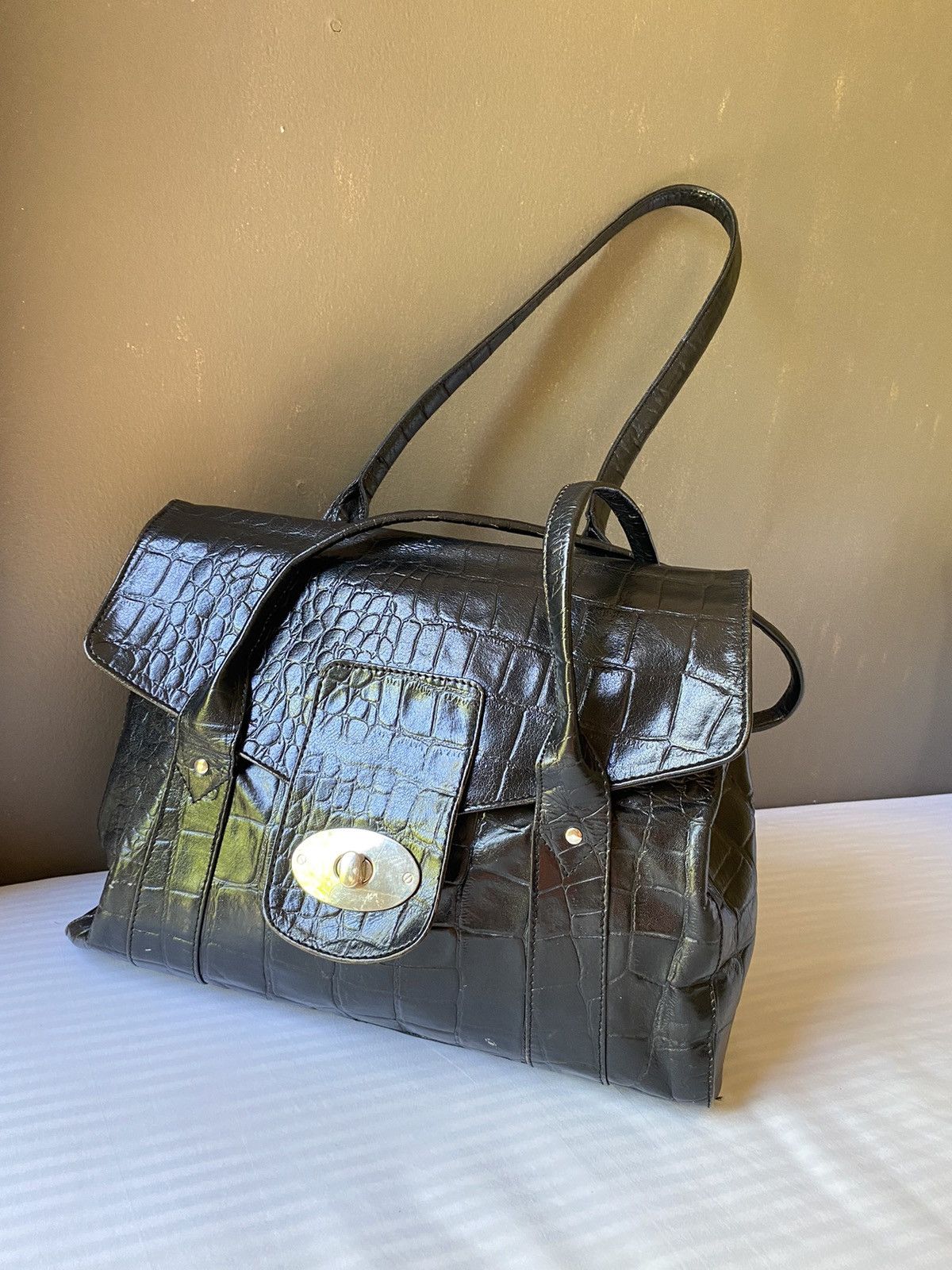 Designer × Vintage The monte Black handbag Size ONE SIZE - 25 Thumbnail