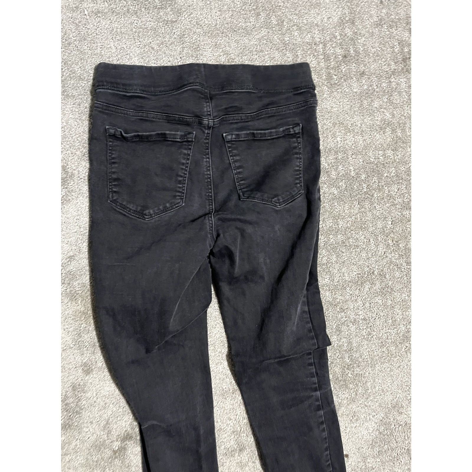 Loft VINTAGE LOFT PANTS Skinny Dress Pants Black 4 Regular Pull-On Women Size 4 Adult Womens Size 27" / US 4 / IT 40 - 4 Thumbnail