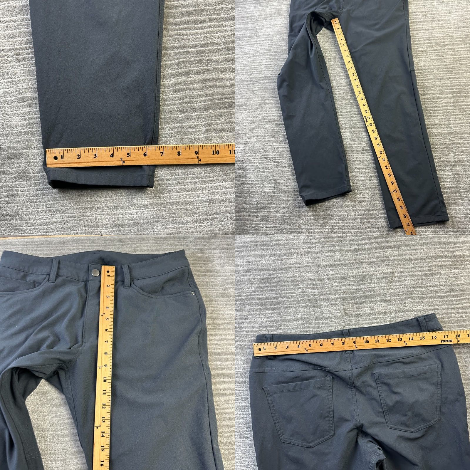 Lululemon Lululemon Pants Mens 32 Black ABC Classic Fit Warpstreme Chino Slacks Trousers Shirt? Size US 32 / EU 48 - 8 Thumbnail