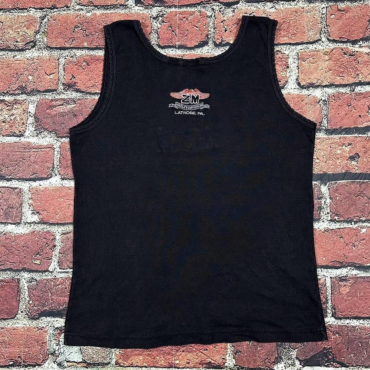 Harley Davidson Vintage Harley Davidson Tank Top Biker Cyber Grunge Size M / US 6-8 / IT 42-44 - 2 Thumbnail