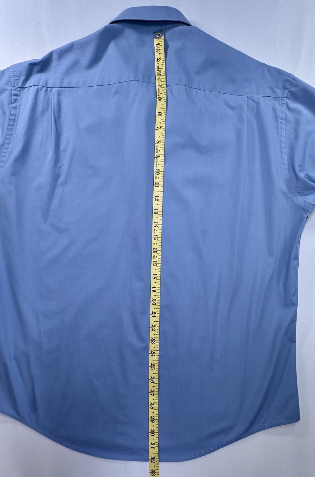 Croft & Barrow Croft Barrow Cotton/Poly Button Up Blue Mens L 16.5-17/32-33 Size US L / EU 52-54 / 3 - 3 Thumbnail