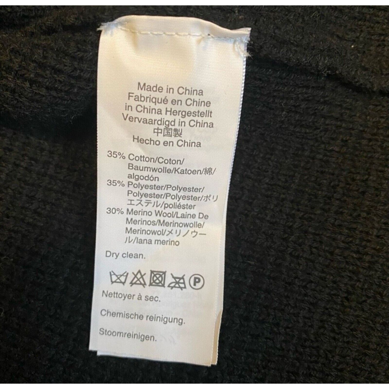 J.Crew J. Crew Sophi Re-Imagined Black Plazer Wool Blend Cardigan Size XL / US 12-14 / IT 48-50 - 9 Thumbnail