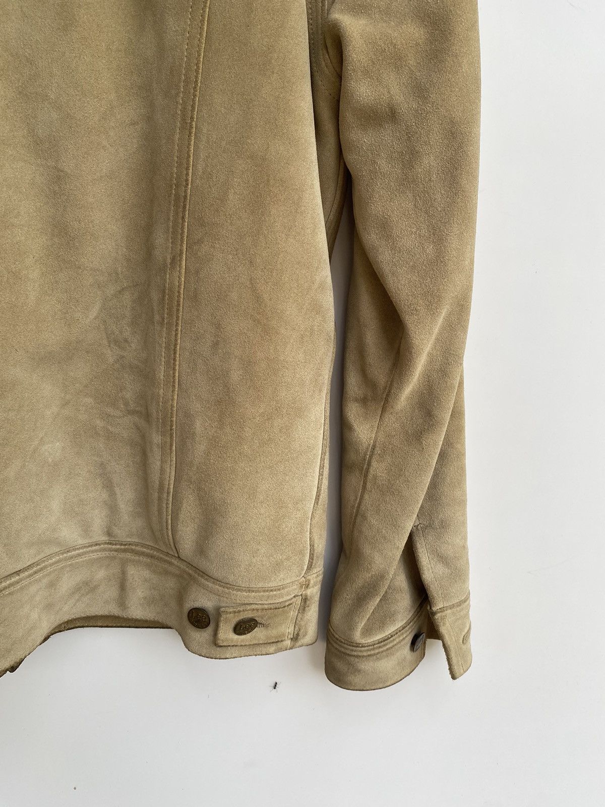 Lee ✅️Vtg Storm Rider Lee Suede Leather Jacket Size US S / EU 44-46 / 1 - 8 Thumbnail