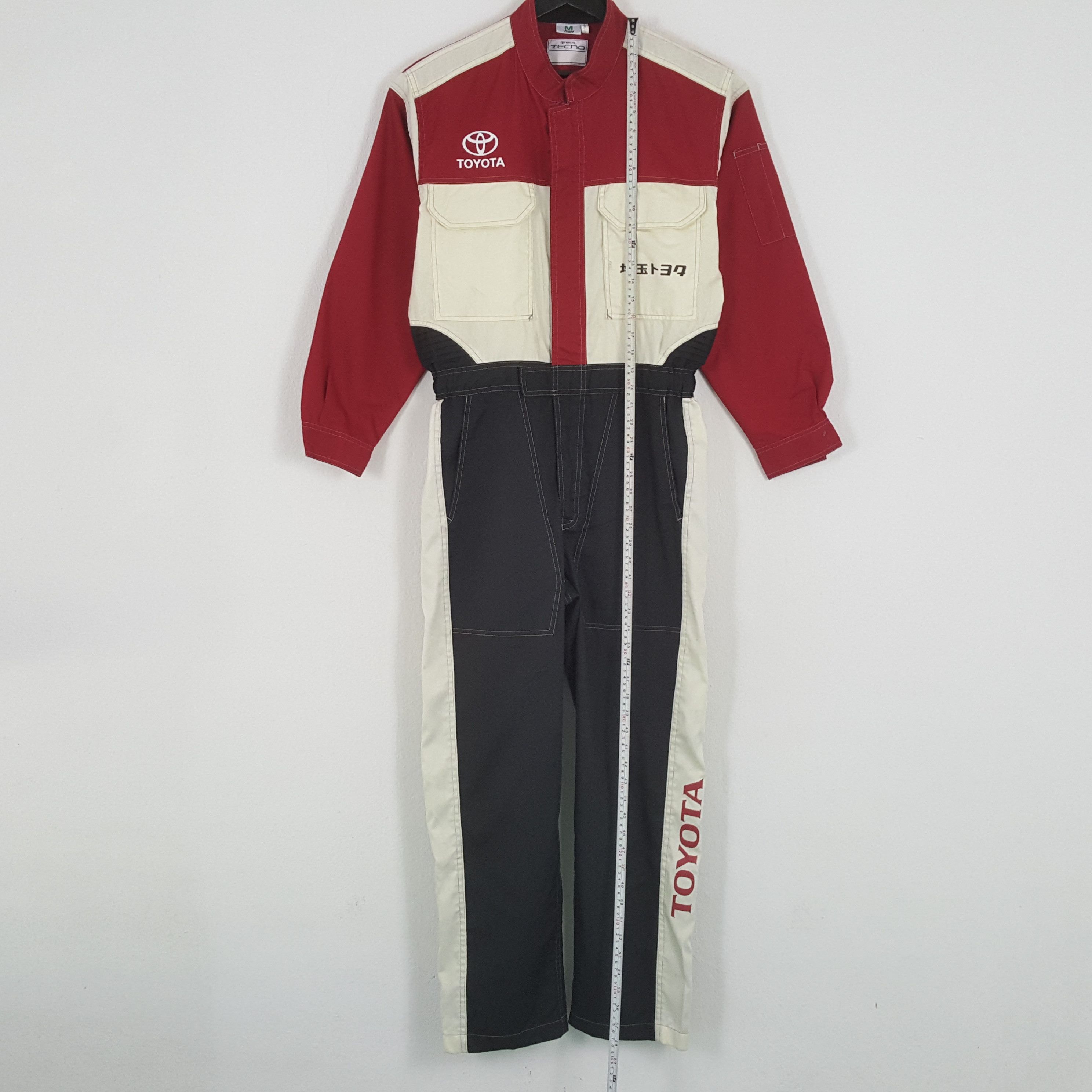 Vintage TOYOTA TECNO Racing Motorsports Style Coverall Jacket Size US M / EU 48-50 / 2 - 7 Thumbnail