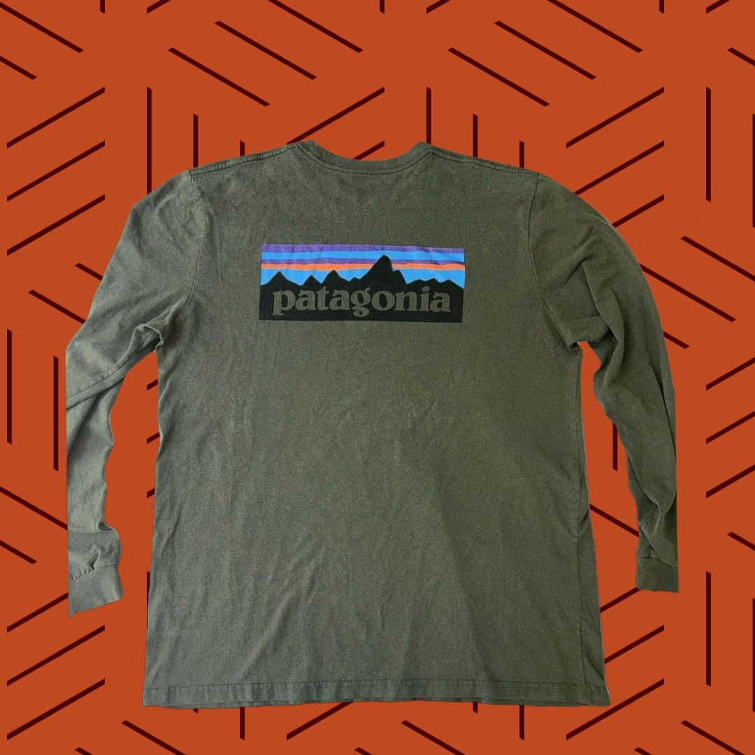 Patagonia Patagonia Shirt L Green Long Sleeve Logo Outdoor Vintage Size US L / EU 52-54 / 3 - 1 Thumbnail