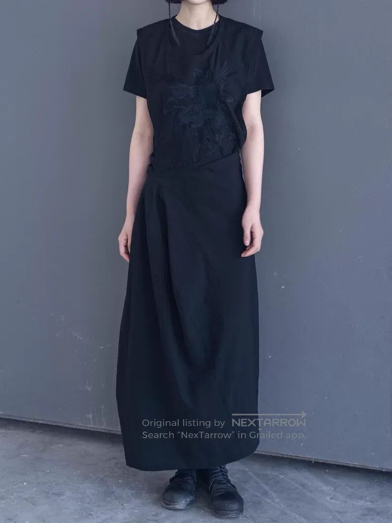 Comme des Garcons Comme des Garcons Black eagle embroidery wrap-around dress Size M / US 6-8 / IT 42-44 - 8 Thumbnail