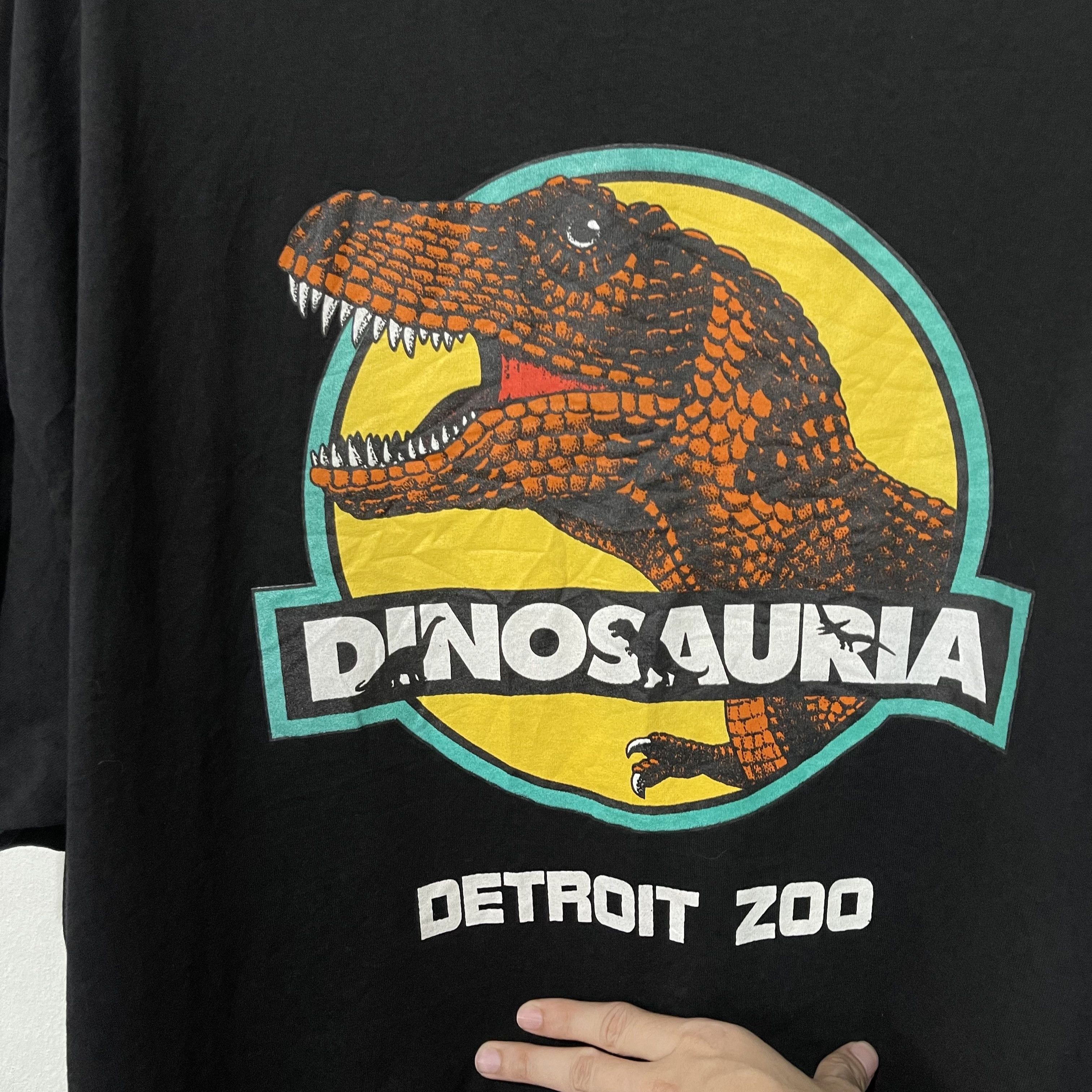 Vintage Vintage 90s Dinosaur Shirt Size US XL / EU 56 / 4 - 2 Thumbnail