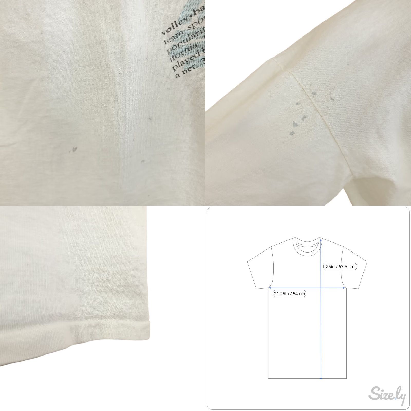 Mossimo VINTAGE Mossimo Beach Volleyball T Shirt Mens Size Large White Cotton 80s Sports Made In USA Surf Skater 80s Mens Tee Size US L / EU 52-54 / 3 - 8 Thumbnail