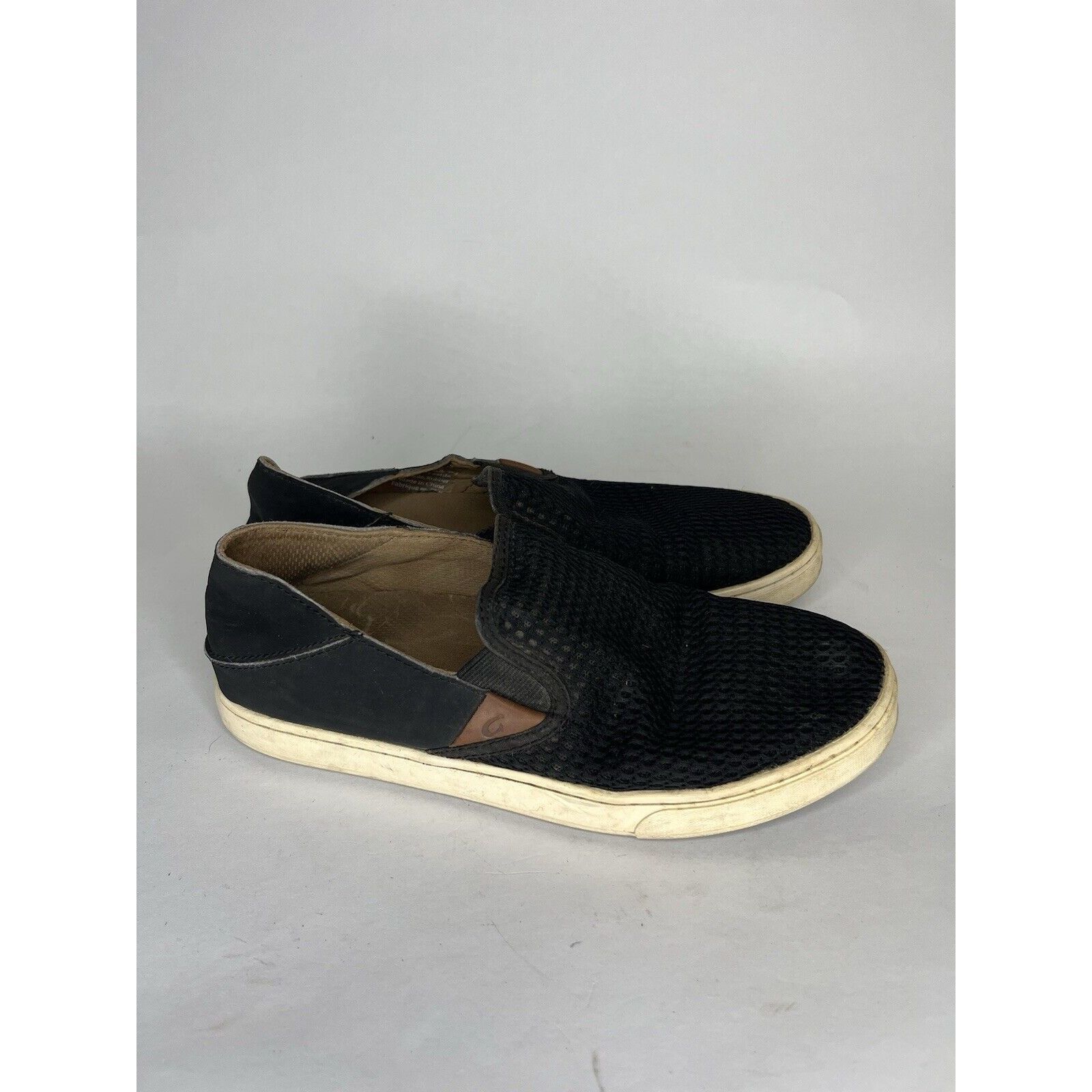 Olukai Olukai Black Mesh Synthetic Slip On Casual Shoes Women Sz 7. Size US 7.5 / IT 37.5 - 1 Thumbnail