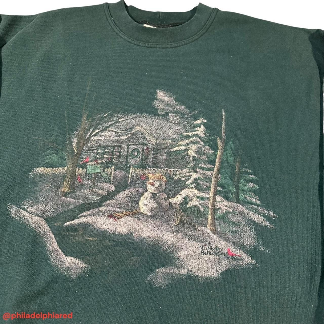 Northern Reflections Vintage 1990 Northern Reflections Winter crewneck sweatshirt Size M / US 6-8 / IT 42-44 - 2 Thumbnail