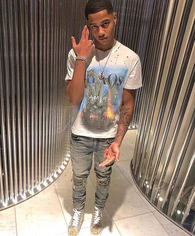 Amiri AMIRI Kidora Monster 21SS Bullet Hole Short Sleeve 2501-Nex Size US XS / EU 42 / 0 - 9 Thumbnail