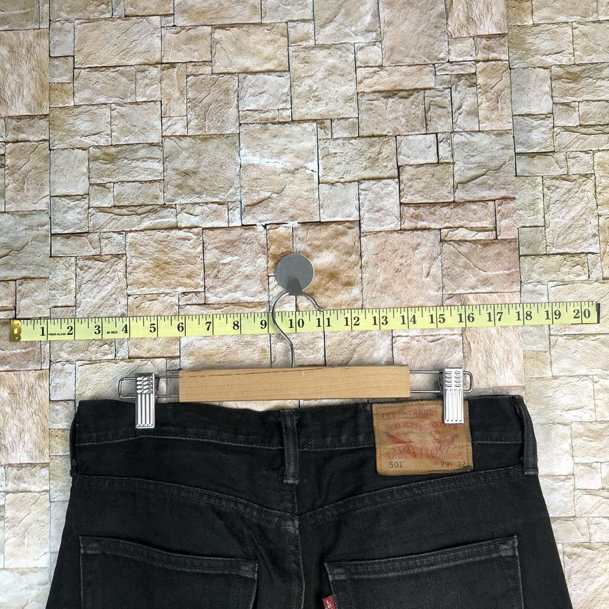 Levi's Levis super Black Denim ripped Pants #7574 Size US 29 - 16 Thumbnail