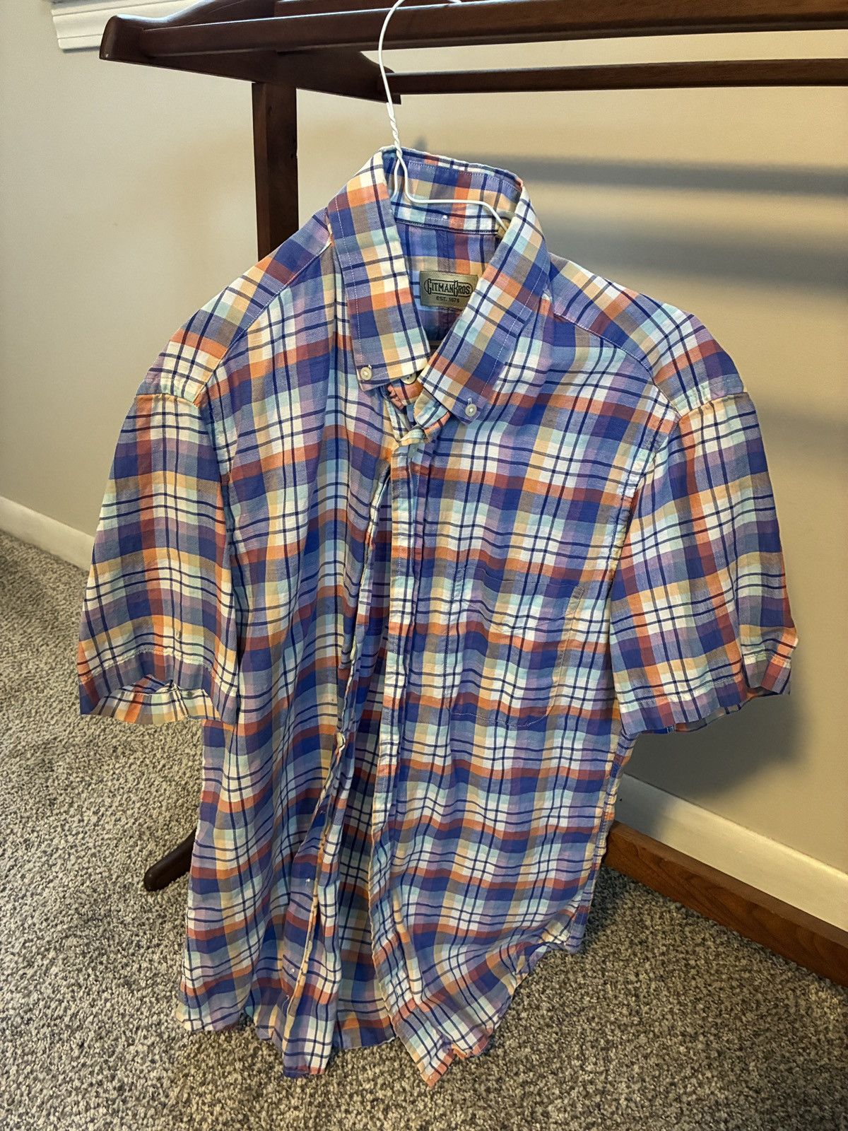 Gitman Bros. Vintage Lightweight short sleeve Gitman Bros Vintage shirt Size US M / EU 48-50 / 2 - 1 Thumbnail