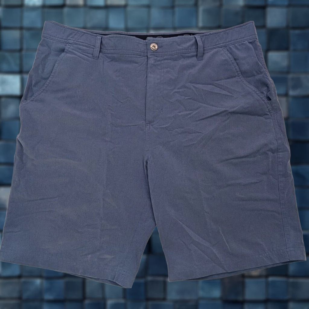 Vintage Gerry Chino Golf Shorts Men 38x10 Light Blue 10" Inseam 5-Pocket Ripstop Outdoor Comfort Regular Rise Knits Nylon Spandex Logo Size US 38 / EU 54 - 1 Thumbnail