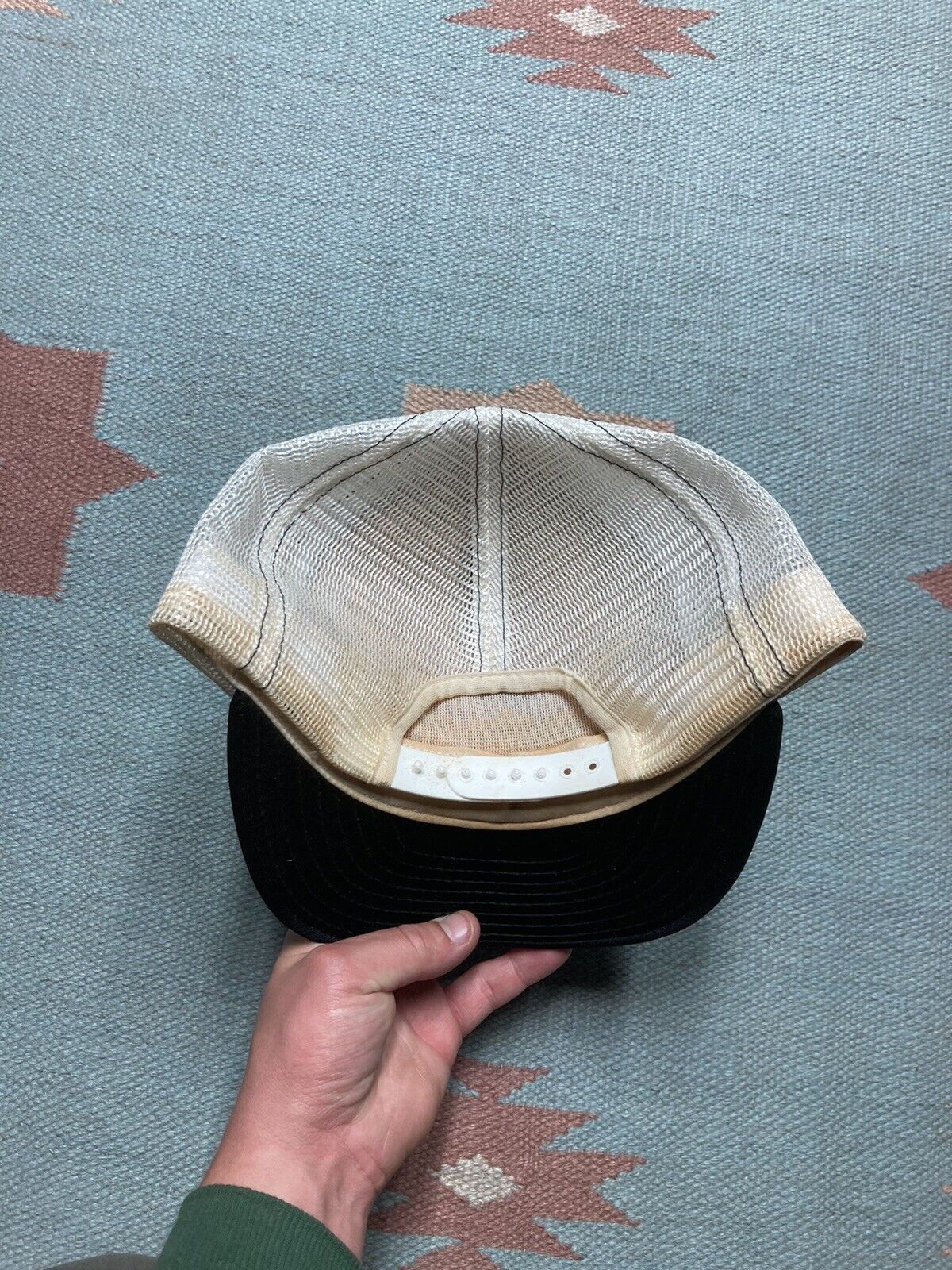Vintage Vintage 80s trucker hat mesh Kittanning Pennsylvania black Size ONE SIZE - 4 Thumbnail