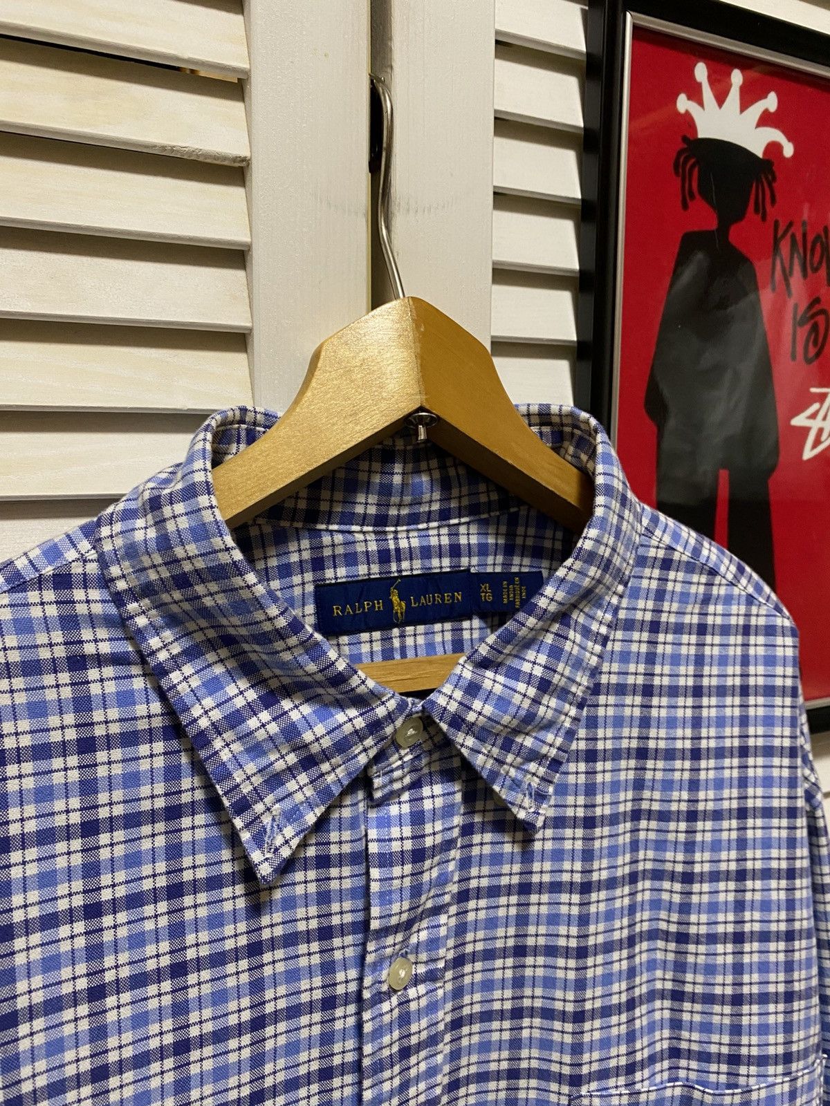 Polo Ralph Lauren Vintage Plaid Shirt Button Up Polo Ralph Lauren Hawaii Size US XL / EU 56 / 4 - 4 Thumbnail