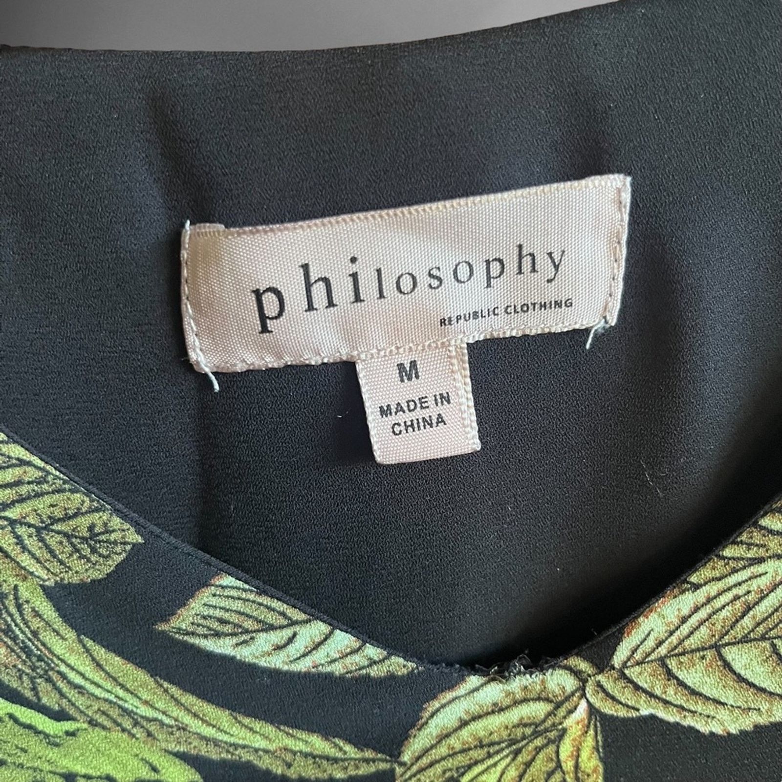 Other Philosophy Oversized Tunic Dress Women's Medium Floral Size M / US 6-8 / IT 42-44 - 2 Thumbnail