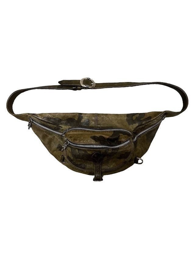 image of Chrome Hearts Crossbody Bag in Khaki, Men's