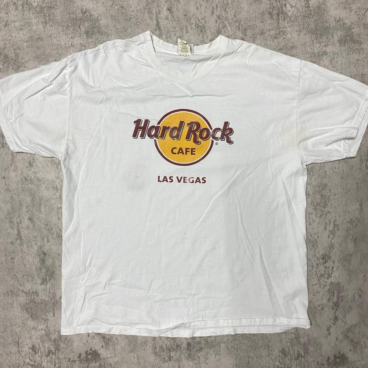 Hard Rock Cafe Hard Rock Cafe Las Vegas white tee #hardrock Size US L / EU 52-54 / 3 - 1 Thumbnail