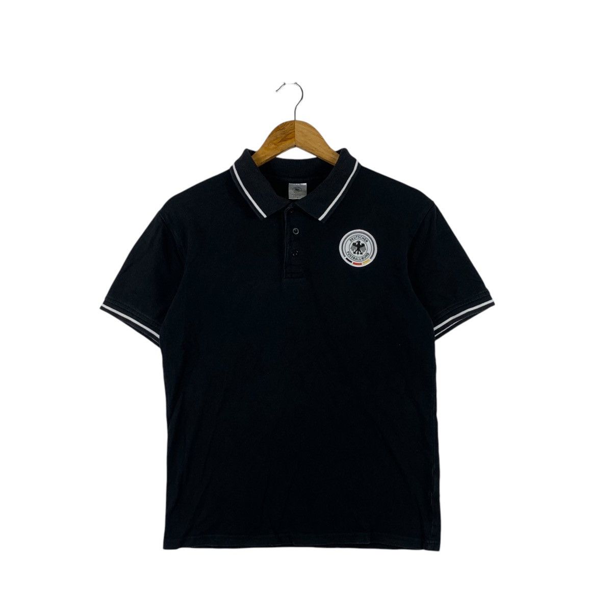 Adidas ADIDAS GERMANY FOOTBALL Fan Issue Polo Tee Shirt Top Size US S / EU 44-46 / 1 - 1 Thumbnail
