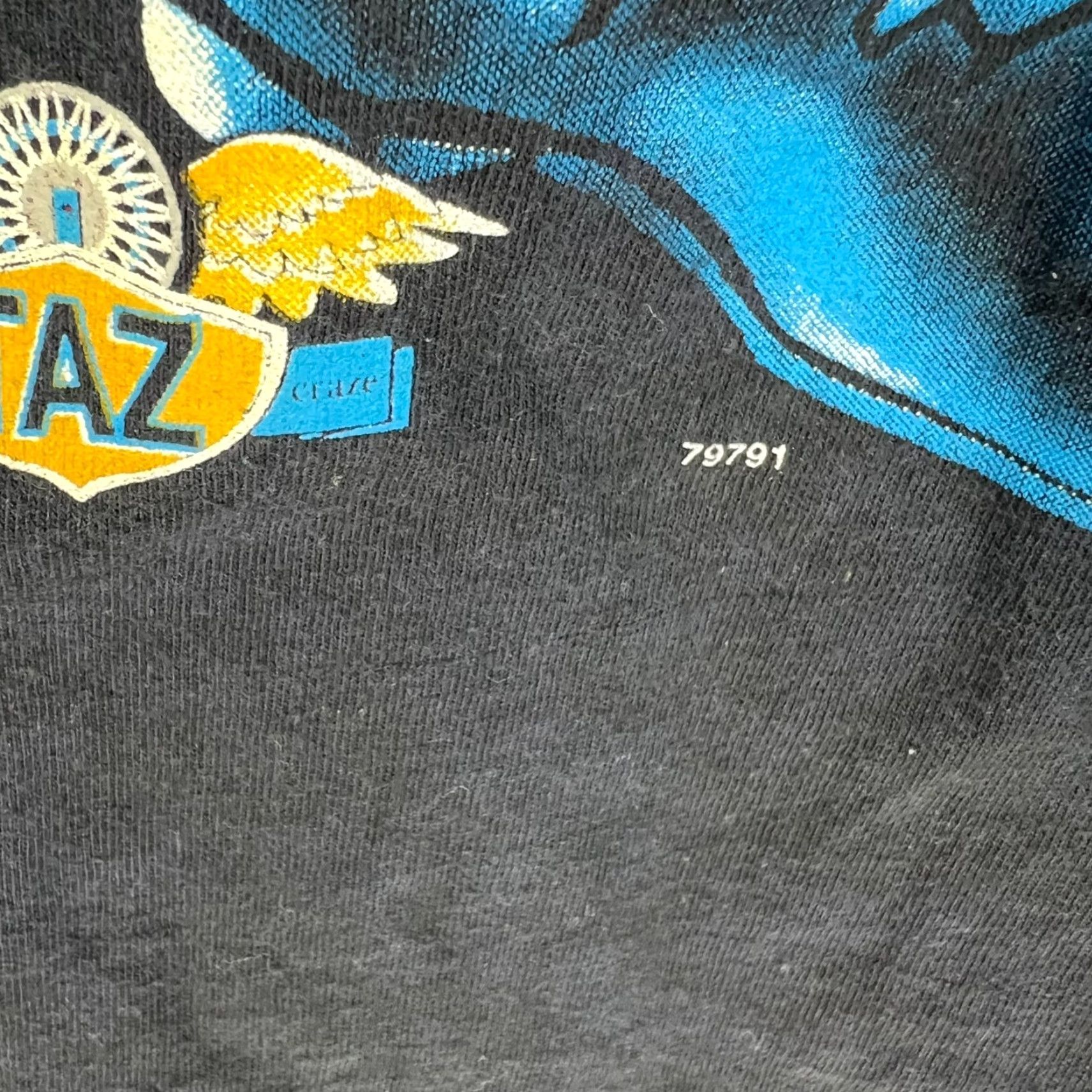 Vintage VINTAGE Looney Tunes Taz Motors Ride Free Long Sleeve T-Shirt Men 2XL Black Graphic 90s Motorcycle Biker Size US XXL / EU 58 / 5 - 4 Thumbnail