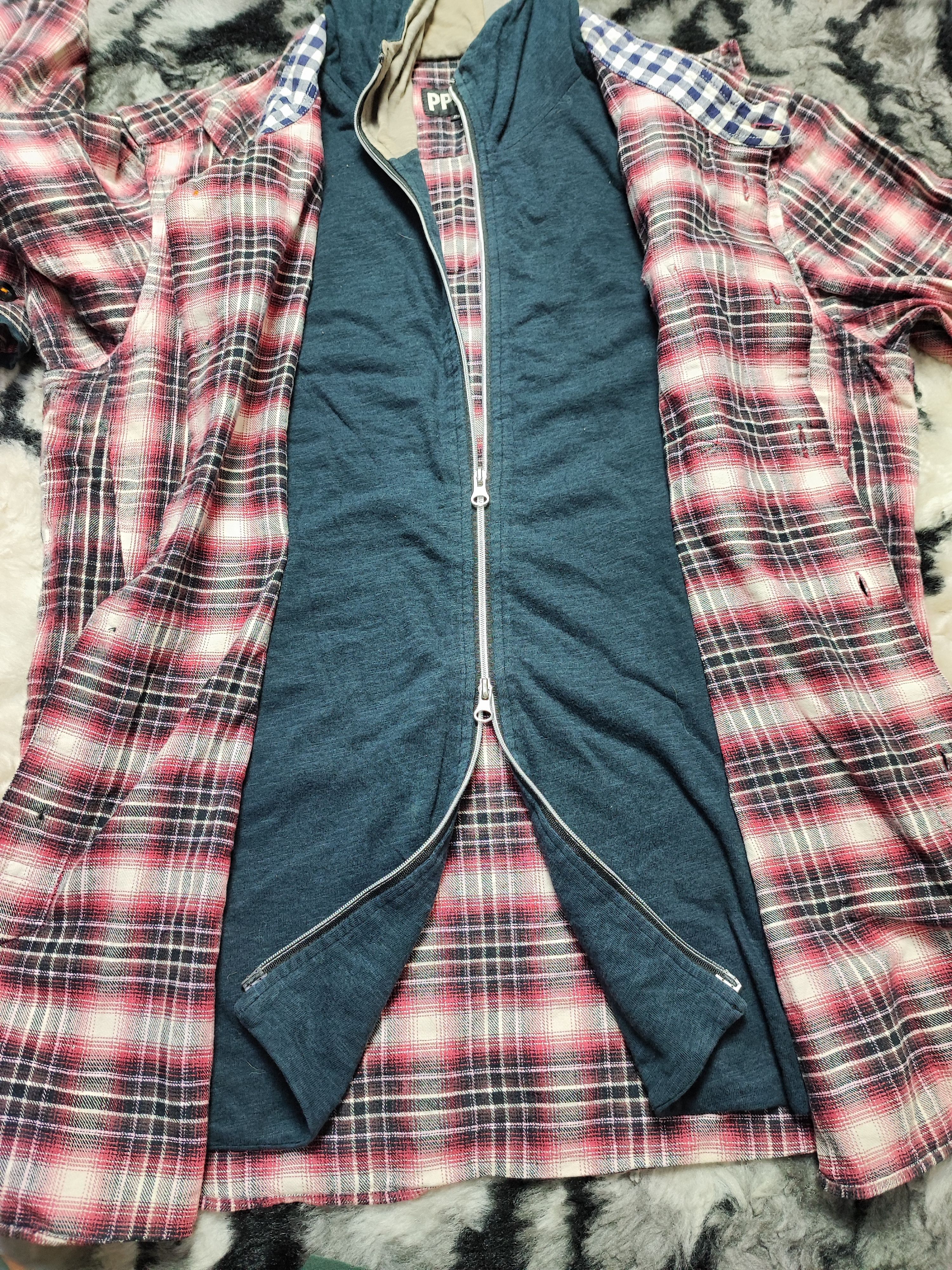 PPFM PPFM Double Layered Flannel Hoodie/Shirt Size US M / EU 48-50 / 2 - 12 Thumbnail