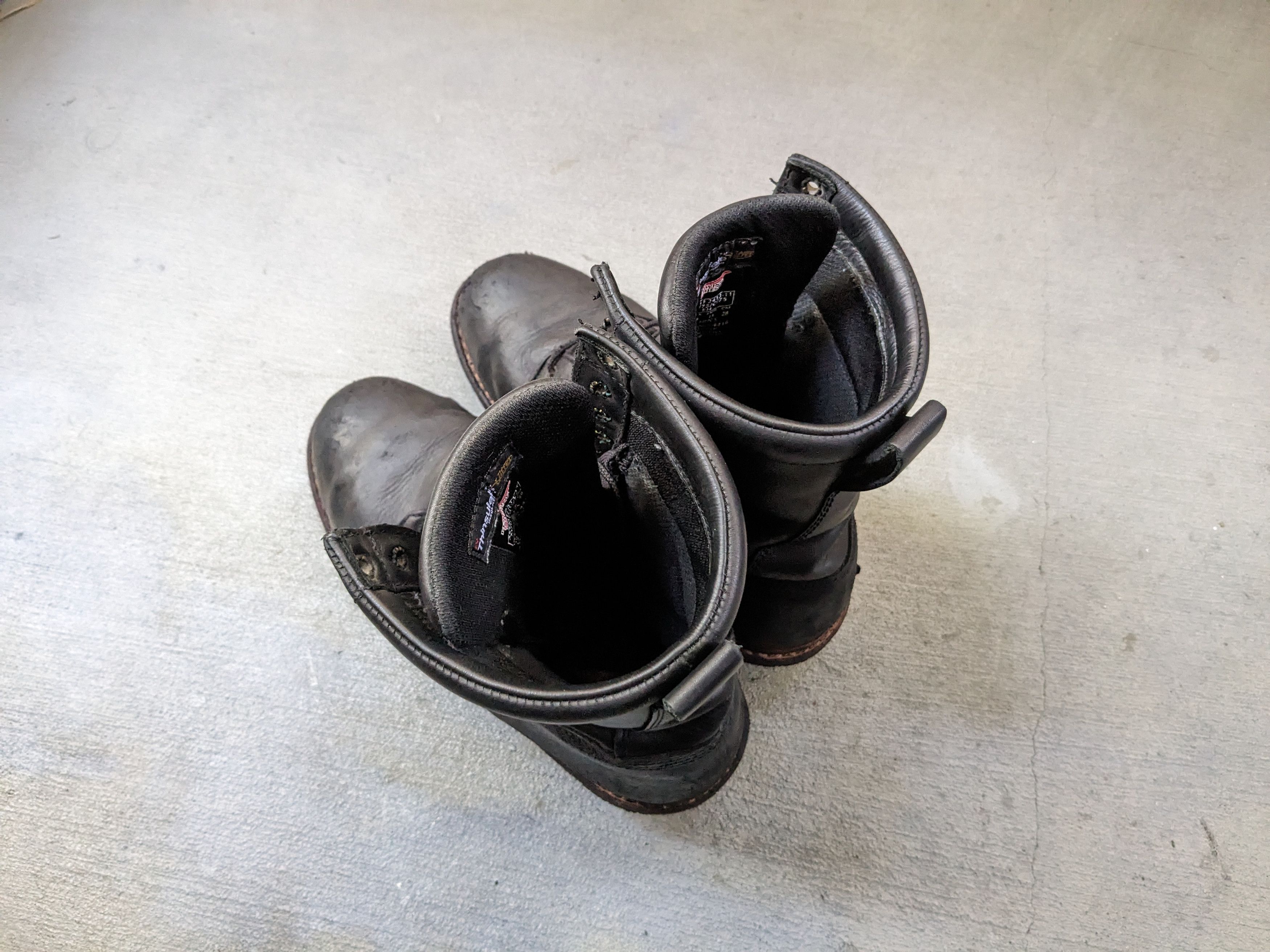 Red Wing Red Wing Boots Black 10 EE Wide Steel Toe Leather Logger Size US 10 / EU 43 - 13 Thumbnail