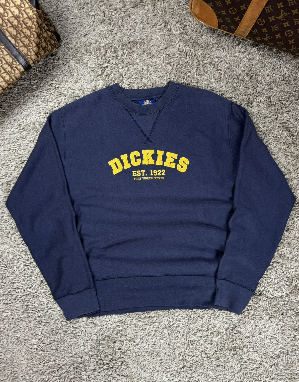 Dickies × Vintage Vintage sweatshirt crewneck Dickies original casual item Size US L / EU 52-54 / 3 - 1 Thumbnail
