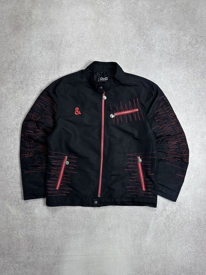 Dolce & Gabbana Vinatage 90's Dolce&Gabbana Racing Embroidery Jacket Rare XL Size US XL / EU 56 / 4 - 1 Thumbnail