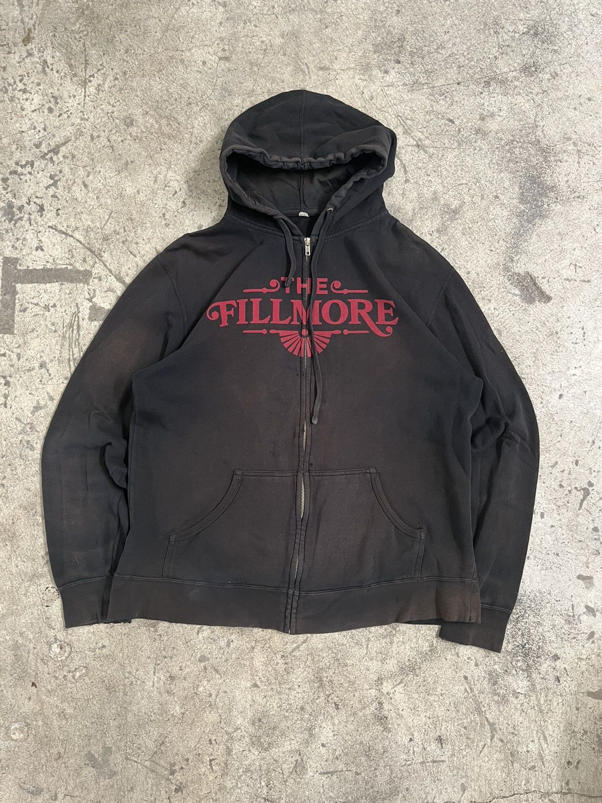 Vintage Vintage sun faded The Fillmore distressed zip up hoodie L Size US L / EU 52-54 / 3 - 1 Thumbnail