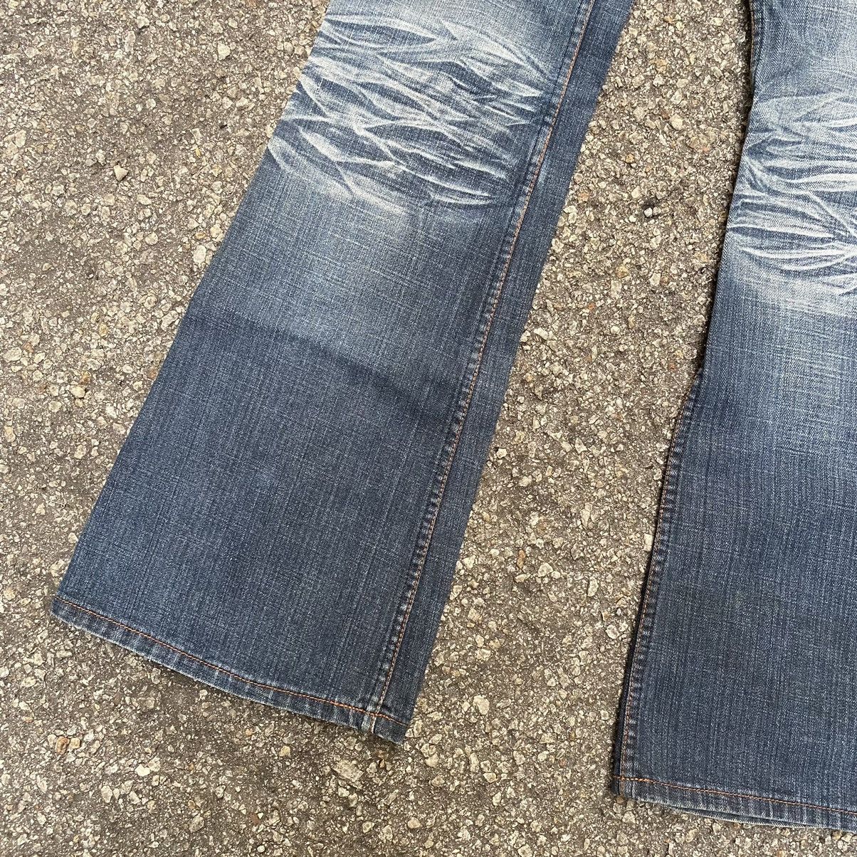 Hysteric Glamour Flare Jeans by Impala Japanese Brand Clawmark Boot Cut Denim Size US 32 / EU 48 - 4 Thumbnail