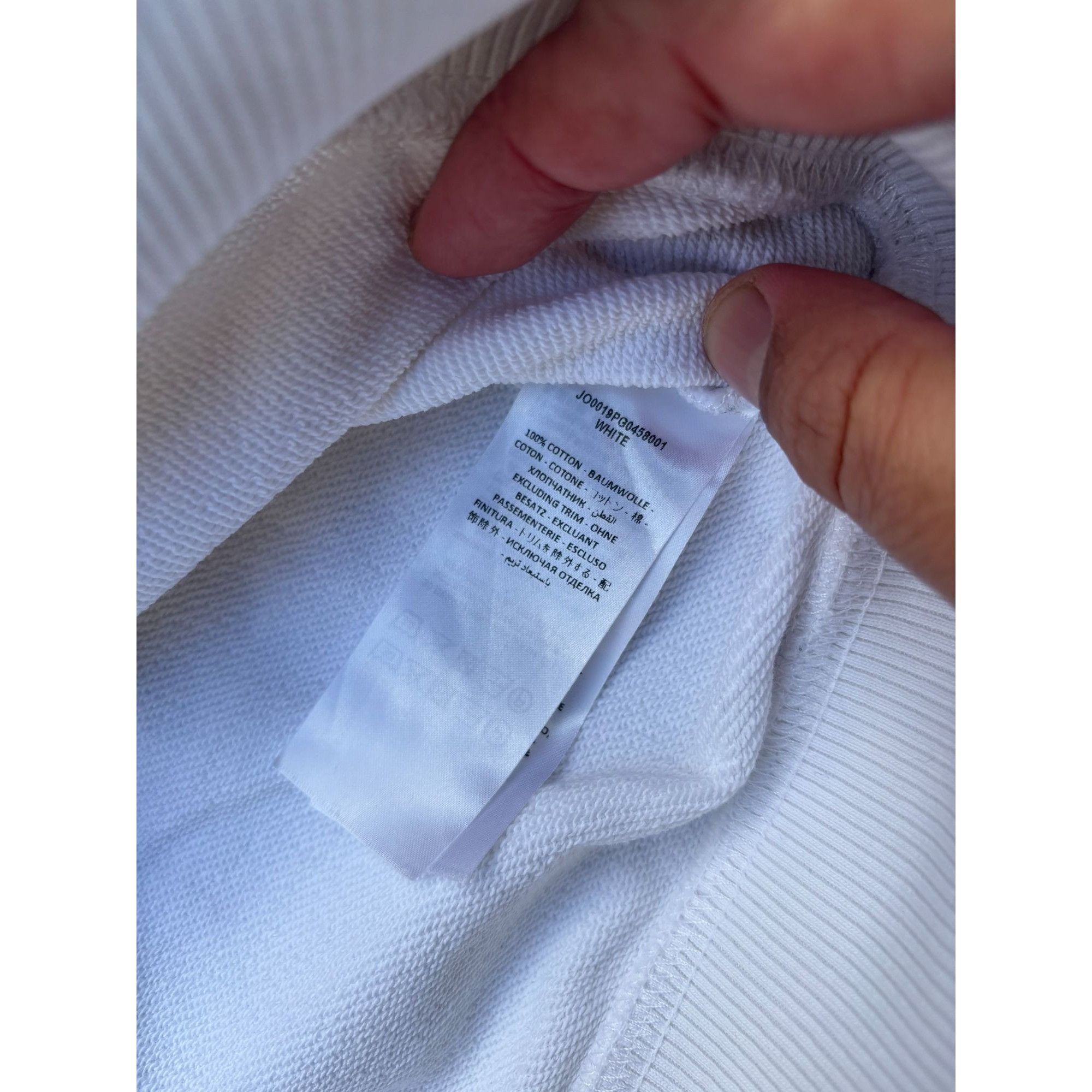 JW Anderson J.W. Anderson White Iconic Half Zip Sweatshirt With Art Prin Size US M / EU 48-50 / 2 - 4 Thumbnail