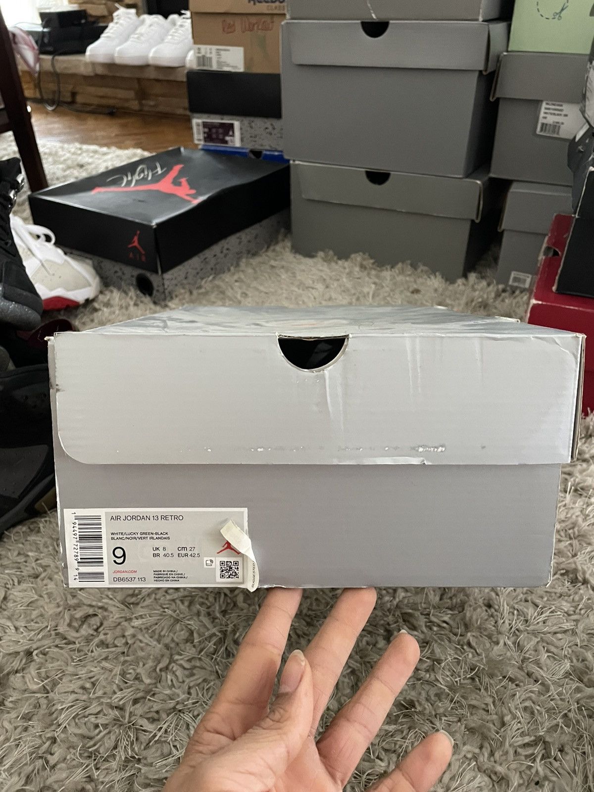 Jordan Brand Jordan 13 Lucky Green Size US 9 / EU 42 - 10 Thumbnail