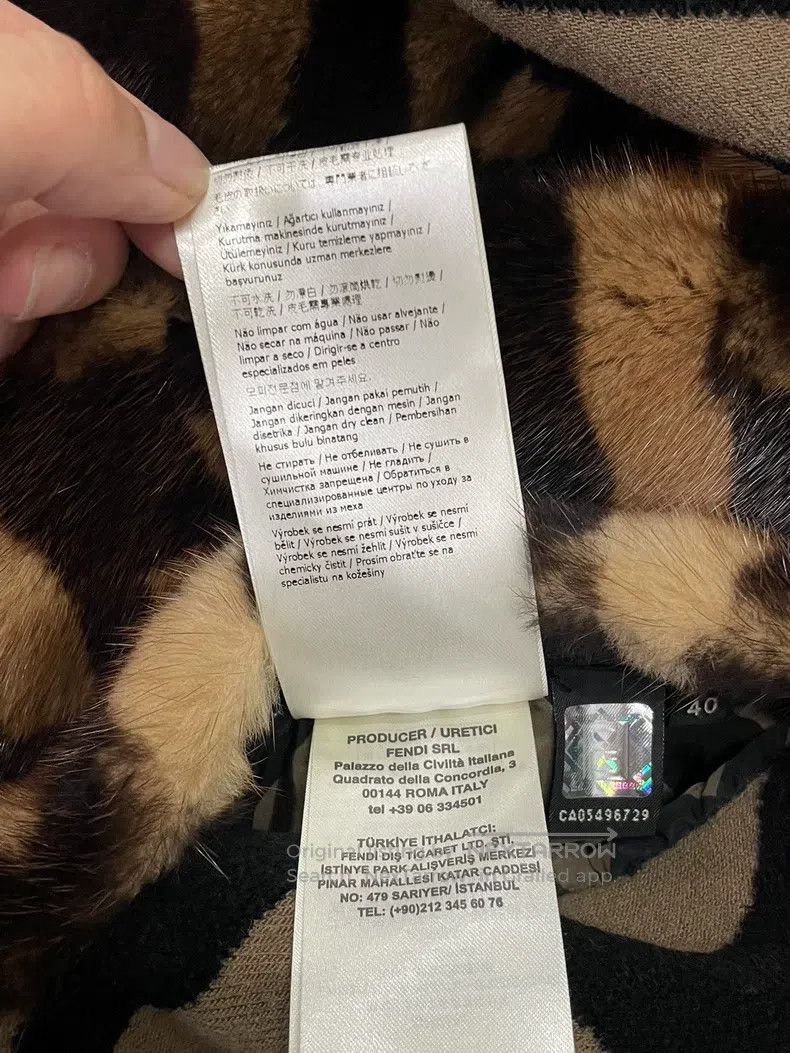 Fendi Fendi Suede and Old Logo Fur Hooded Jacket, Reversible Size XS / US 0-2 / IT 36-38 - 7 Thumbnail