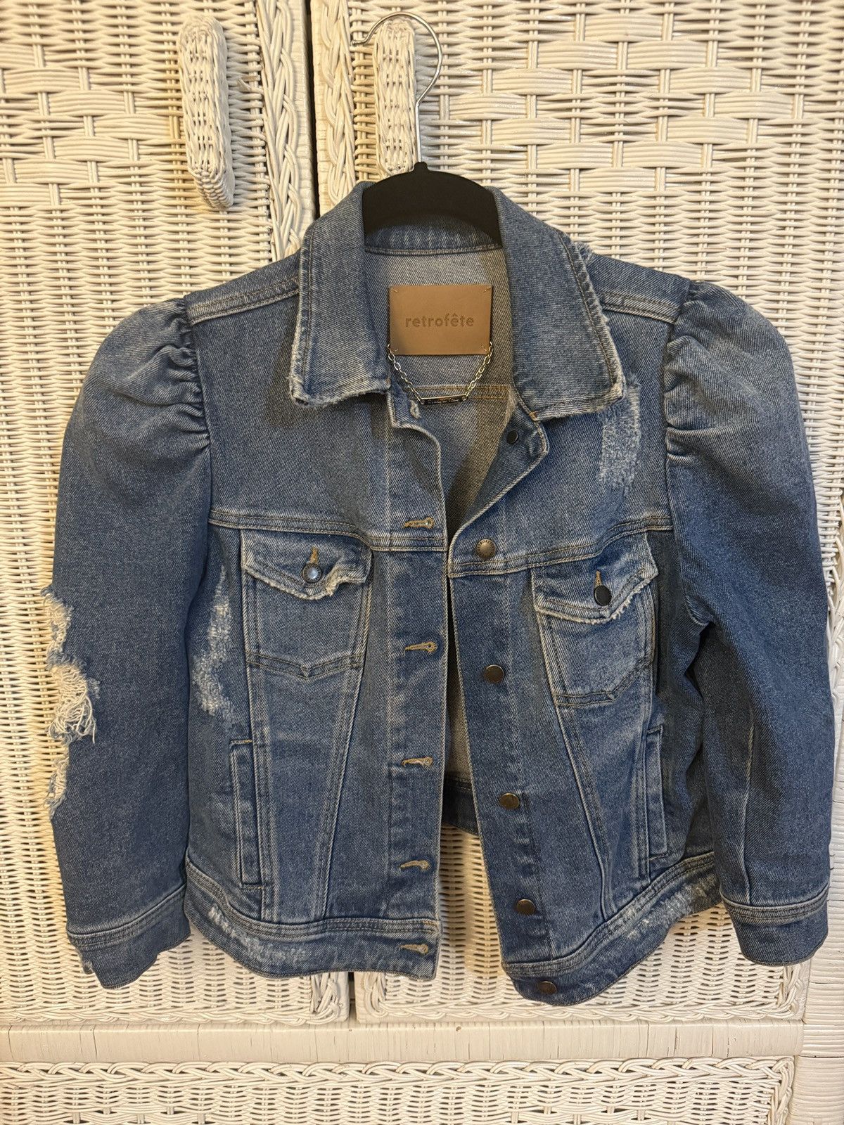 Retrofete Retrofete Ada Denim Jacket Size S Size S / US 4 / IT 40 - 1 Thumbnail