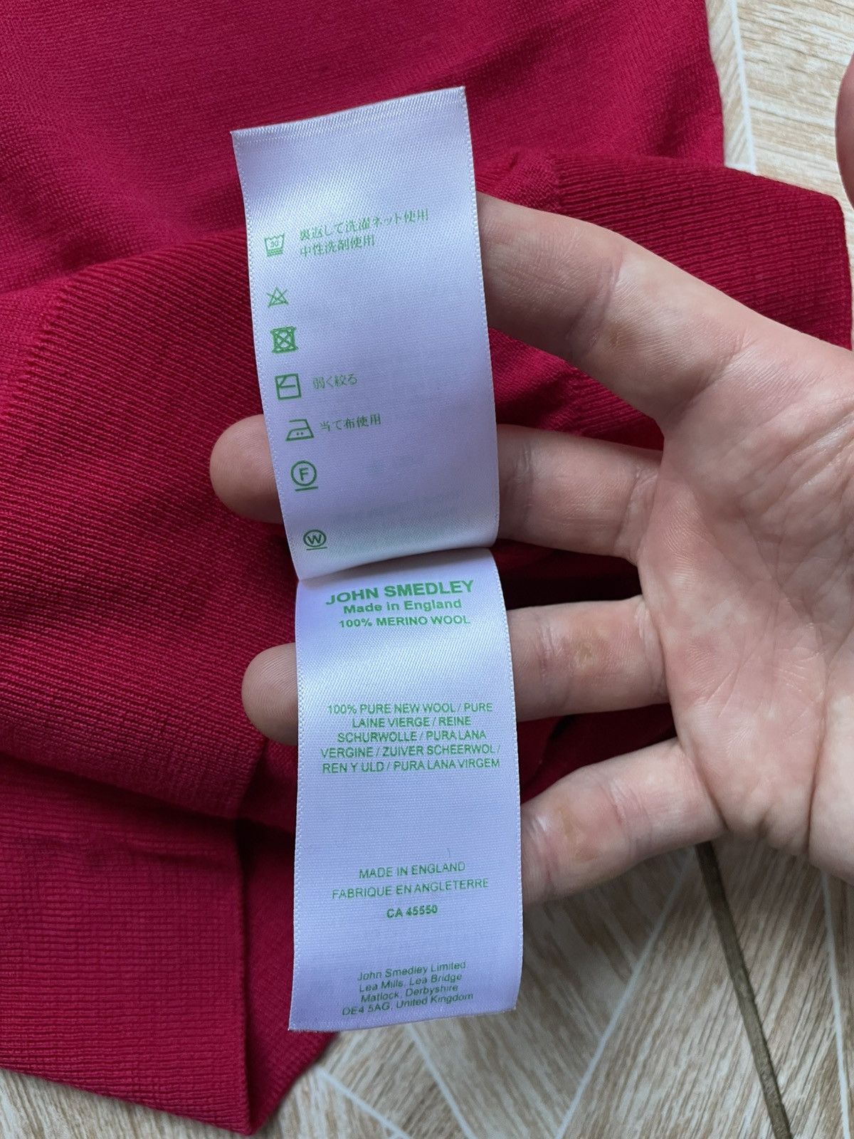 Designer Britain Designer John Smedley Classic Light Polo S Pink Size US S / EU 44-46 / 1 - 7 Thumbnail