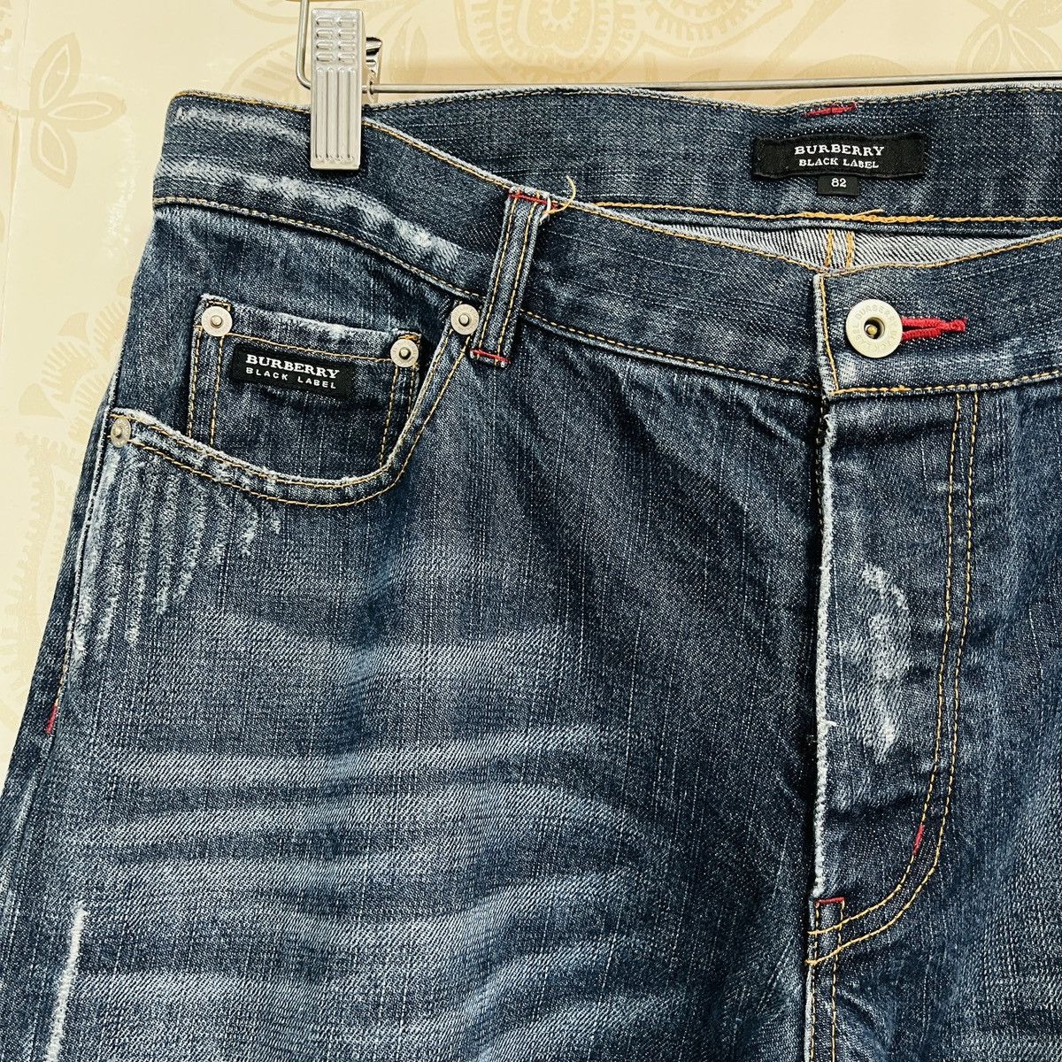 Black Label × Burberry × Vintage Burberry Black Label Distressed Denim Jeans Size US 34 / EU 50 - 5 Thumbnail
