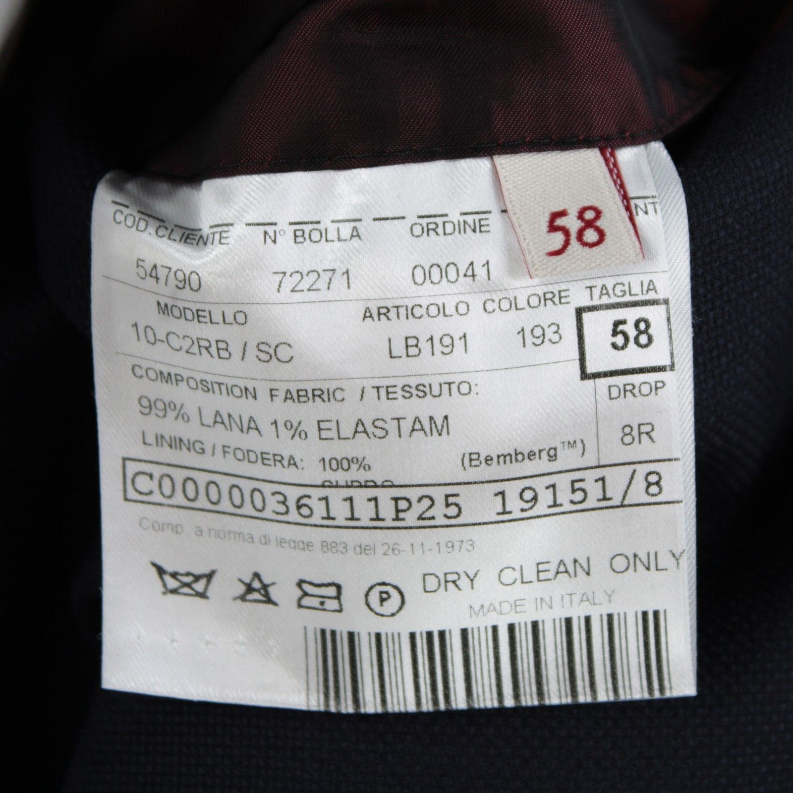 Luciano Barbera Luciano Barbera Sport Coat Size 48 US in Blue Size 48R - 9 Thumbnail